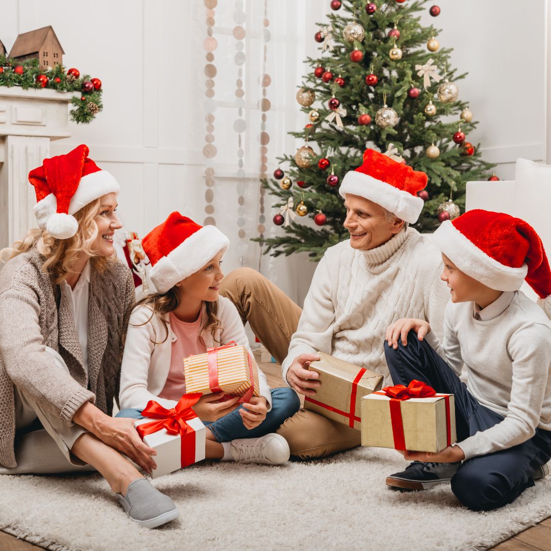 Taking holiday photos with your family